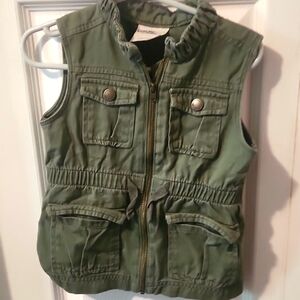 Hunter green childrens vest